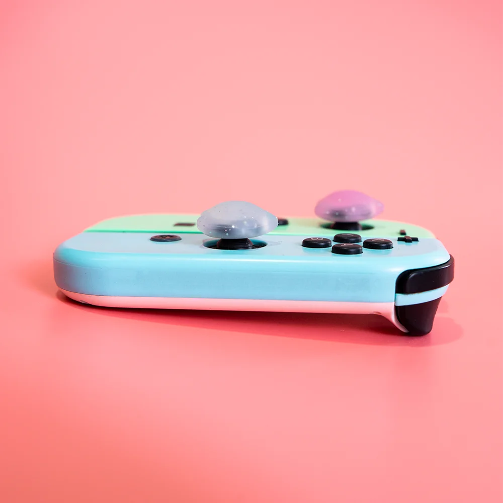 Stars Ghost Glitter Thumb Grip Caps For Switch, OLED and Lite
