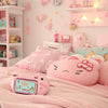 Embrace the Kawaii Vibe: Nintendo Switch Meets a Cute Protective Case in Your Dreamy Bedroom