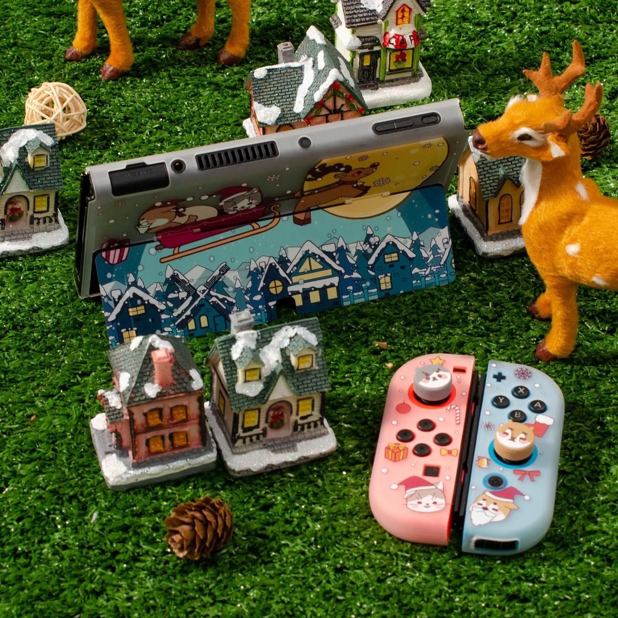 Pawdiary Christmas OLED Case - Nintendo Switch OLED - SwitchOutfits