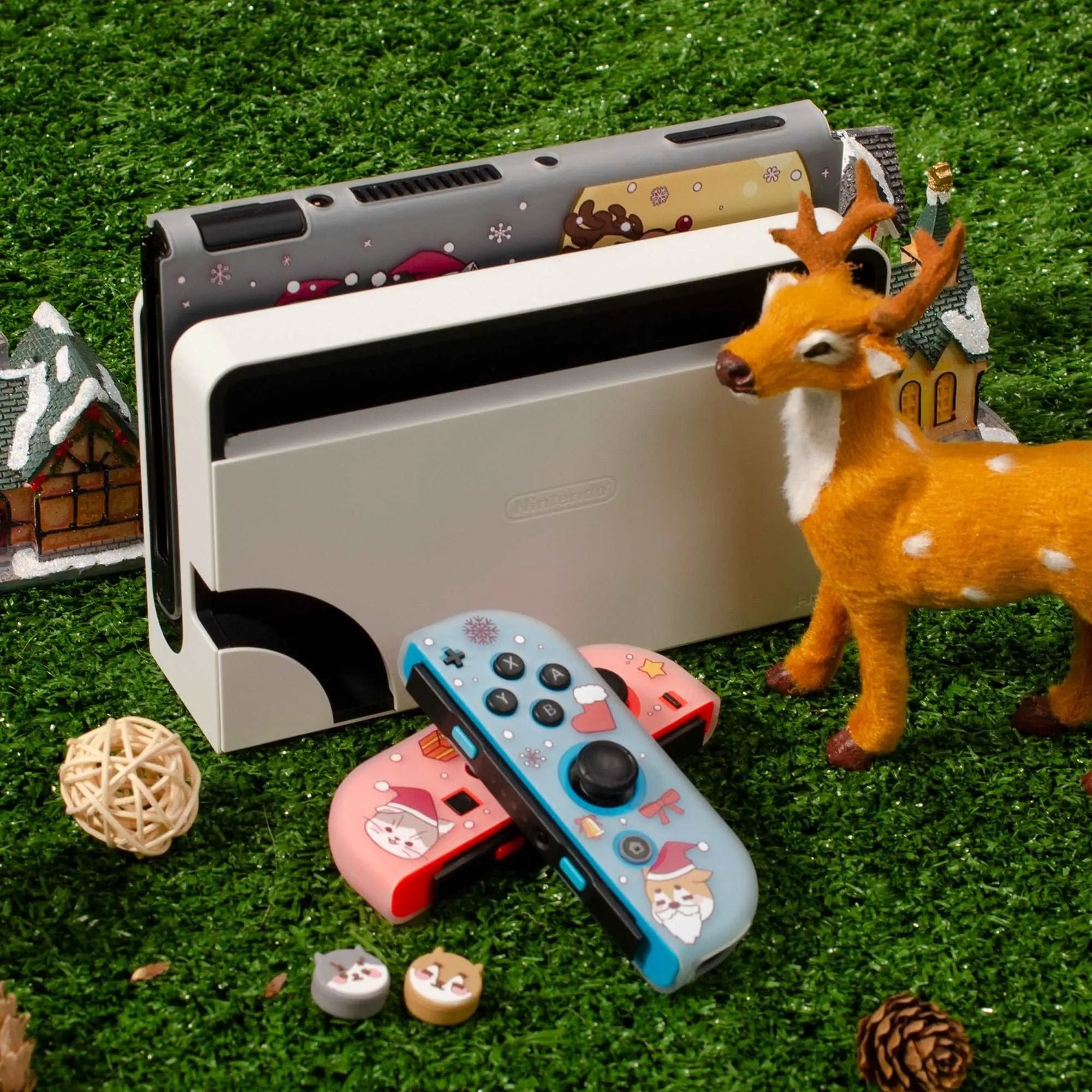 Pawdiary Christmas OLED Case - Nintendo Switch OLED - SwitchOutfits