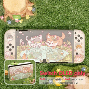 Pawdiary, Spring Day Case for Nintendo Switch | OLED