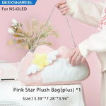 Pink Star Wings plush bag plus for NS and OLED