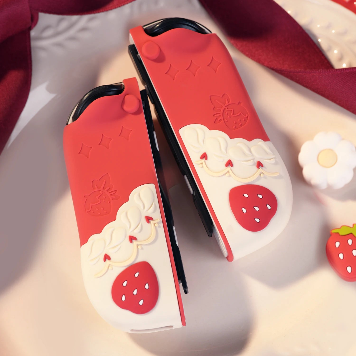Strawberry Case and JoyCon Cover for Switch | OLED