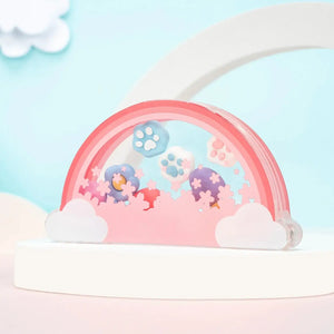 Kawaii Rainbow Thumb Grip Storage Box