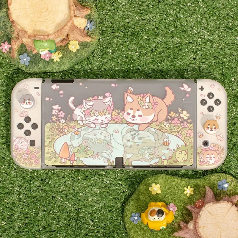 Pawdiary, Spring Day Case for Nintendo Switch | OLED