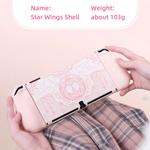 Pink Star Wings Case and Accessories for Nintendo Switch / OLED