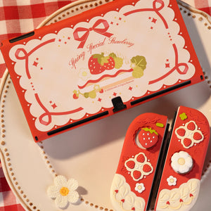 Strawberry Case and JoyCon Cover for Switch | OLED