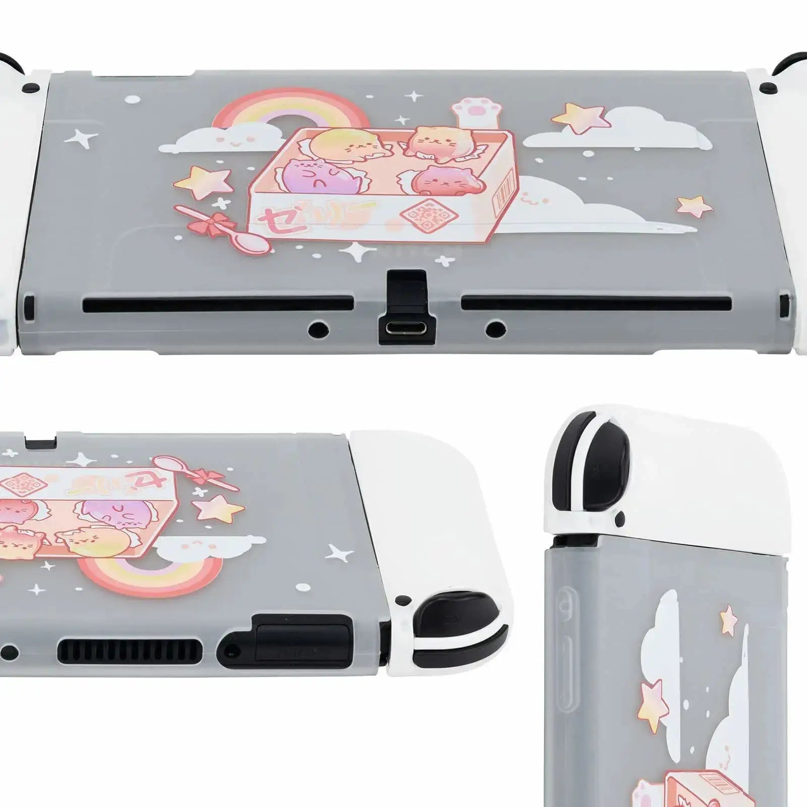 Yocore Pudding Cat Case for Nintendo Switch OLED