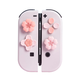 Cute Sakura Silicon Thumb Grip Caps for Nintendo Switch/OLED