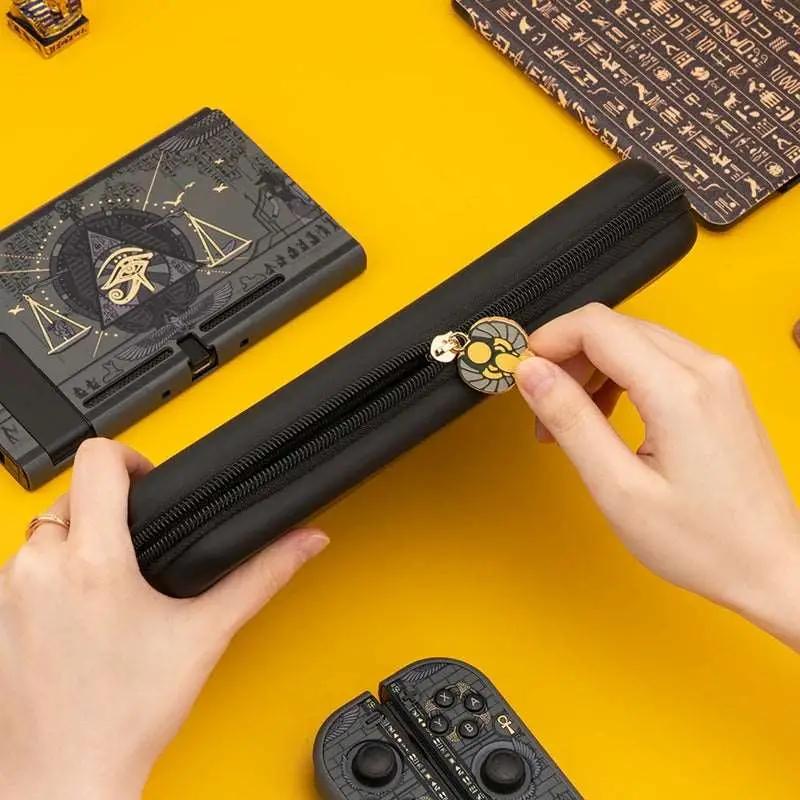 Black Egyptian Carrying Case - Nintendo Switch/Switch OLED - SwitchOutfits