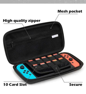 Black Egyptian Carrying Case - Nintendo Switch/Switch OLED - SwitchOutfits