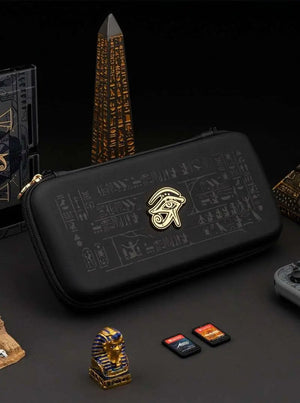Black Egyptian Carrying Case - Nintendo Switch/Switch OLED - SwitchOutfits