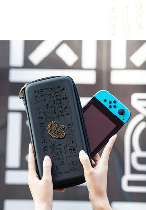 Black Egyptian Carrying Case - Nintendo Switch/Switch OLED - SwitchOutfits