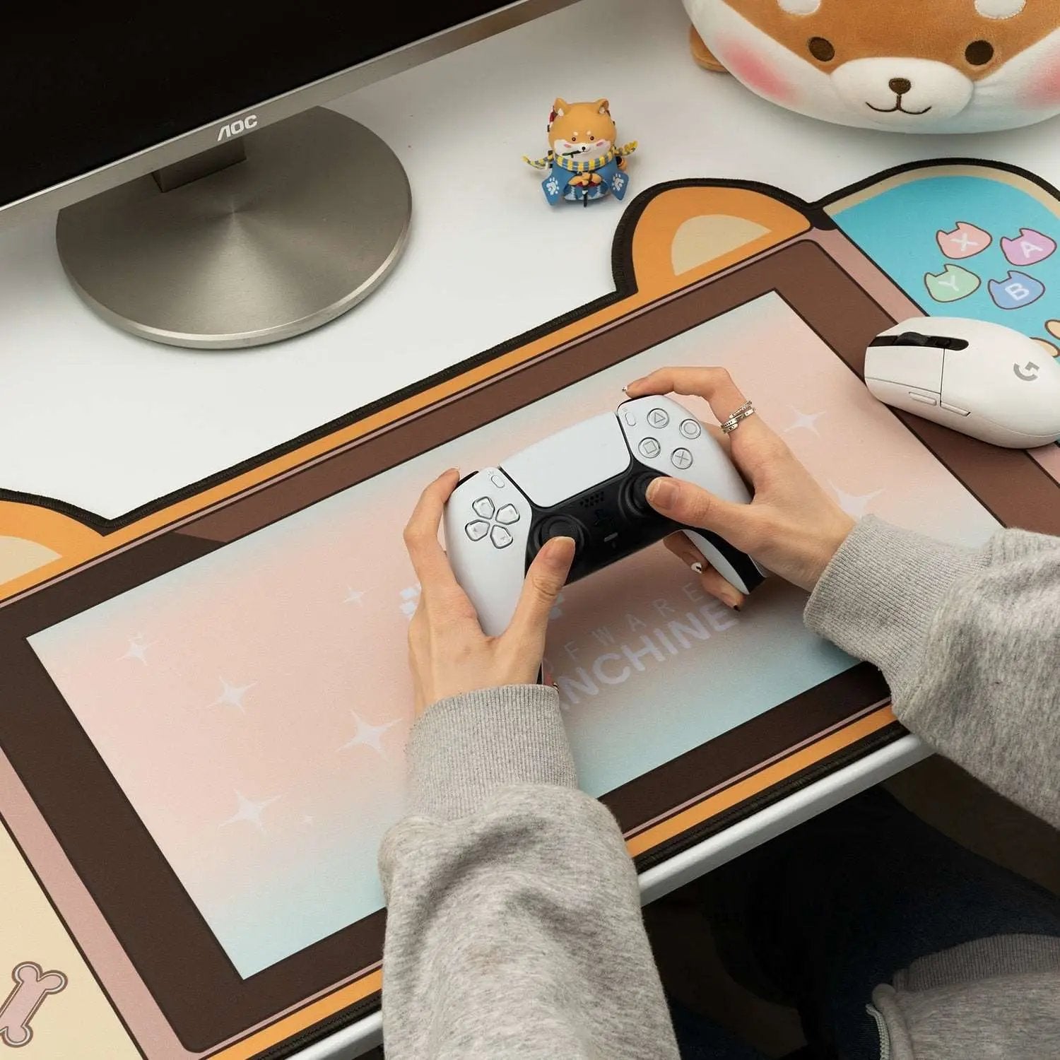 Shiba Inu Keyboard and Mouse Pad - SwitchOutfits