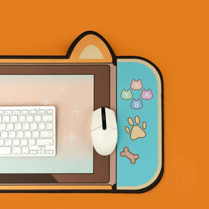 Shiba Inu Keyboard and Mouse Pad - SwitchOutfits