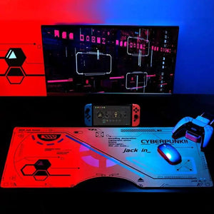 Cyberpunk Gaming Keyboard and Mouse Pad - SwitchOutfits