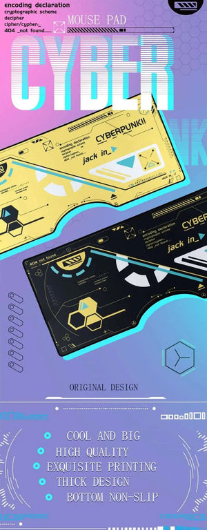 Cyberpunk Gaming Keyboard and Mouse Pad - SwitchOutfits