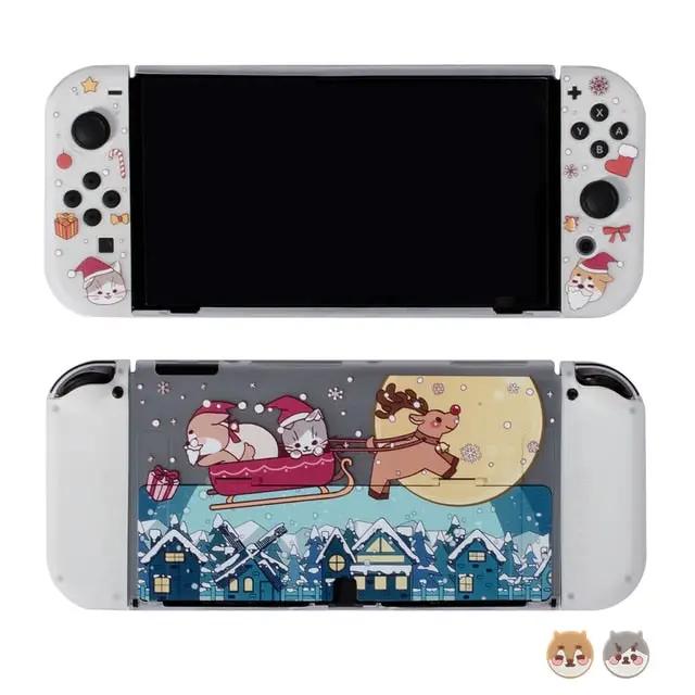 Pawdiary Christmas OLED Case - Nintendo Switch OLED - SwitchOutfits