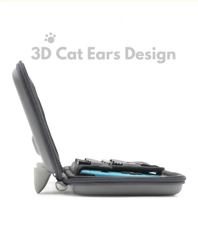 Grey Cat 3D Carrying Case - Nintendo Switch/Switch OLED - SwitchOutfits