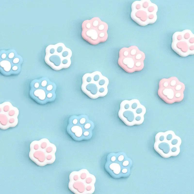 Pink Blue Cat Claw Thumb Grip Cap - Nintendo Switch / Switch Lite - SwitchOutfits
