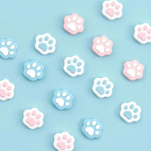 Pink Blue Cat Claw Thumb Grip Cap - Nintendo Switch / Switch Lite - SwitchOutfits