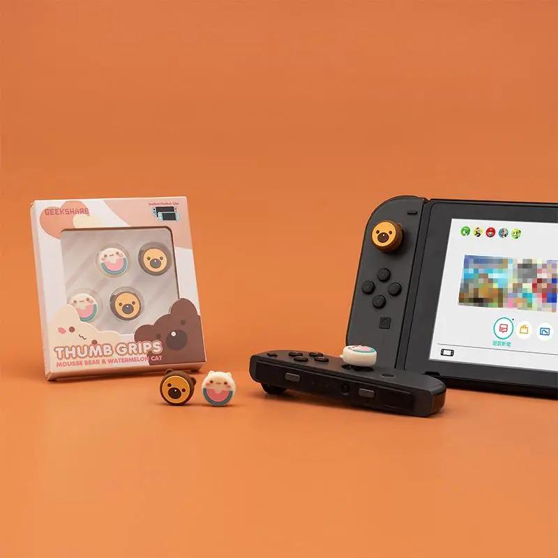 Cute Bear & Cat Thumb Grip Cap - Nintendo Switch / Switch Lite - SwitchOutfits