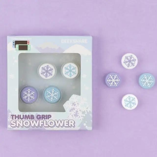 Snowflake Thumb Grip - Nintendo Switch / Switch Lite - SwitchOutfits