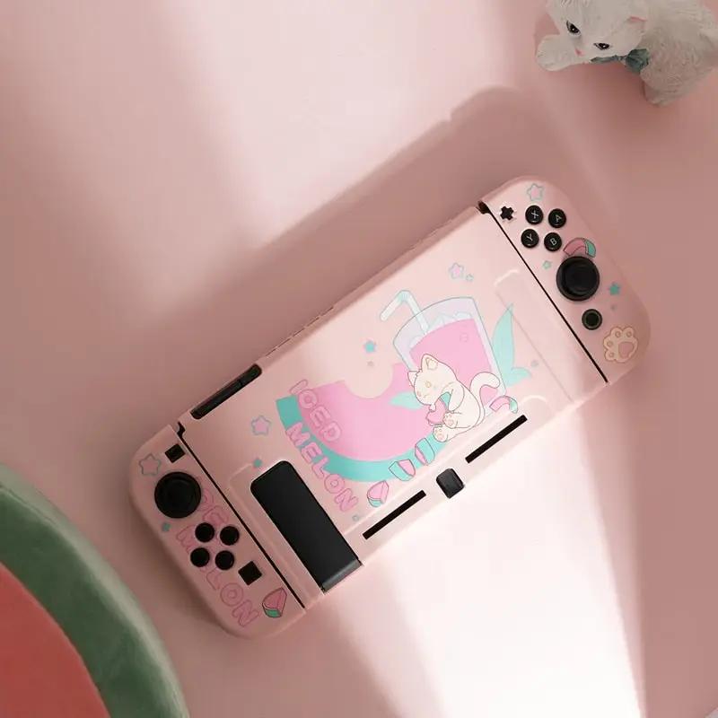 Watermelon Cat Case - Nintendo Switch - SwitchOutfits