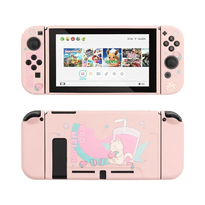 Watermelon Cat Case - Nintendo Switch - SwitchOutfits