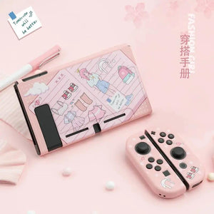 pink nintendo switch case - Pink Girl Outfit Case - Nintendo Switch - SwitchOutfits