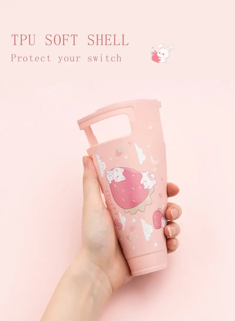 Strawberry Bunnies Case - Nintendo Switch - SwitchOutfits