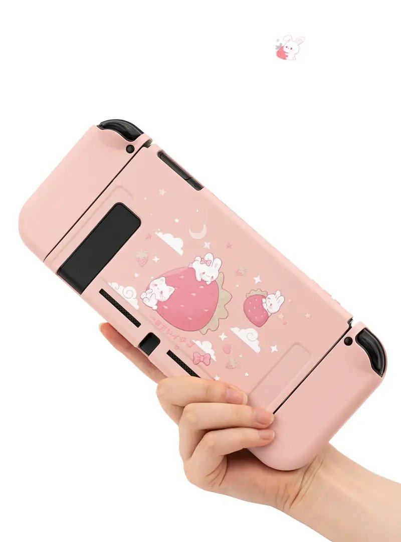 Strawberry Bunnies Case - Nintendo Switch - SwitchOutfits
