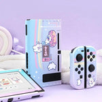 Rainbow Bunnies Case + Screen Protector - Nintendo Switch - SwitchOutfits