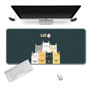 Cat Friends Gaming Keyboard and Mouse Pad - SwitchOutfits