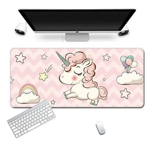 Cute Unicorn Gaming Keyboard and Mouse Pad - SwitchOutfits